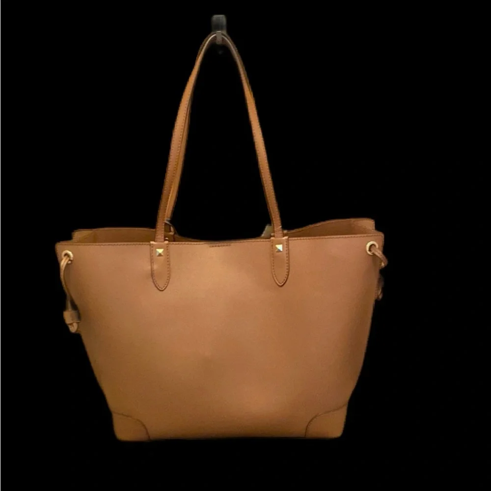 Michael Kors XL Brown Tote with Gold Hardware